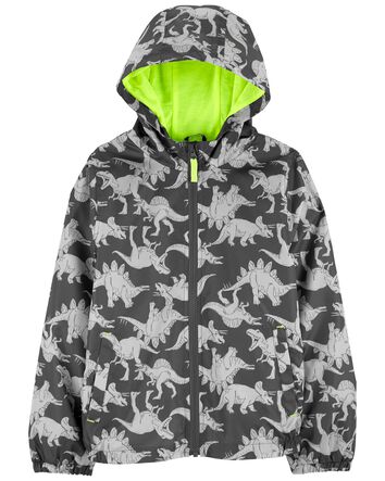 New Carter/'s Boys Raincoat Jacket NWT 3T 4T 5 6 7 8 yr Navy Lizard Face Hooded
